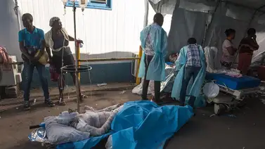 Suben a 61 los muertos por la explosión de un camión cisterna en Haití Suben a 61 los muertos por la explosión de un camión cisterna en Haití