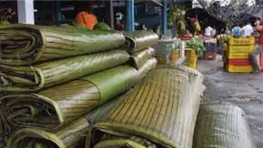 Vendedores reportan bajas ventas de hojas para las hallacas Vendedores reportan bajas ventas de hojas para las hallacas