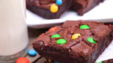 Brownies navideños para sorprender Brownies navideños para sorprender