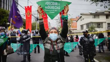 El pueblo de Ecuador aprobó el primer debate sobre la ley para el aborto en caso de violación El pueblo de Ecuador aprobó el primer debate sobre la ley para el aborto en caso de violación