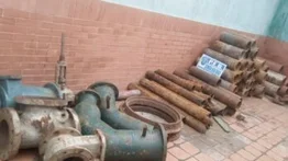 Funcionarios policiales detienen a sujeto por hurto de tuberías en Aragua