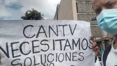 Trabajadores de Cantv reclaman beneficios laborales