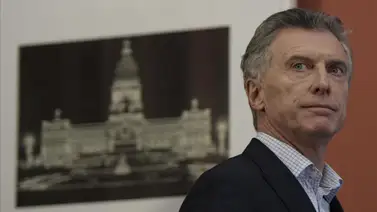Mauricio Macri manifiesta tras su procesamiento por el caso de espionaje Mauricio Macri manifiesta tras su procesamiento por el caso de espionaje