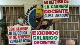Docentes de Aragua exigen mejoras salariales