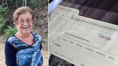 "La misa de hoy sábado, por favor": Google agradece las búsquedas «por favor» de esta abuela de 89 años