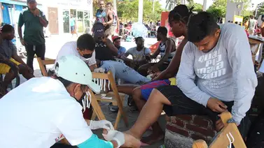 Caravana de migrantes en México logra acuerdo con autoridades migratorias Caravana de migrantes en México logra acuerdo con autoridades migratorias