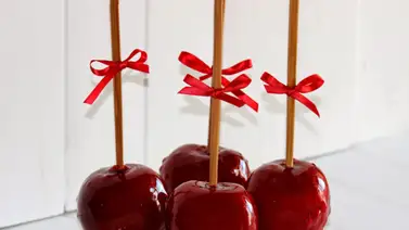 Para compartir: manzanas acarameladas Para compartir: manzanas acarameladas
