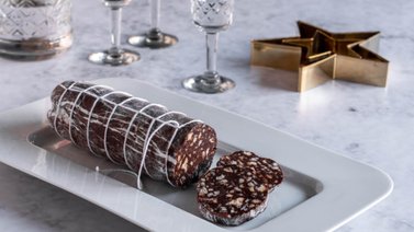 Salami de chocolate, ideal para las festividades