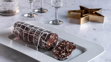 Salami de chocolate, ideal para las festividades