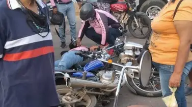 Dos personas resultan lesionadas durante un accidente de tránsito en Táchira Dos personas resultan lesionadas durante un accidente de tránsito en Táchira