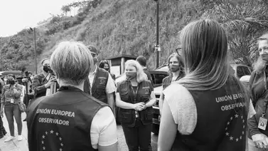 Observadores de corto plazo de la UE se desplegaron por el territorio nacional Observadores de corto plazo de la UE se desplegaron por el territorio nacional