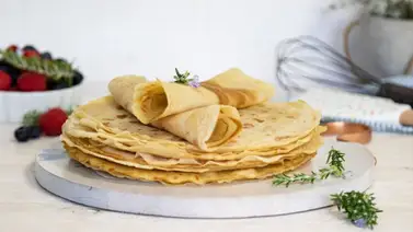 Crepes veganos, sin huevos ni leche Crepes veganos, sin huevos ni leche