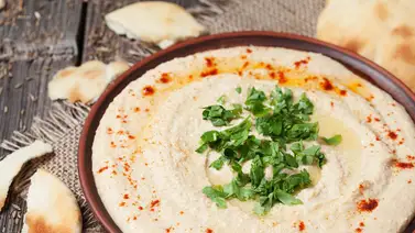 Crema de caraotas blancas y espinacas Crema de caraotas blancas y espinacas