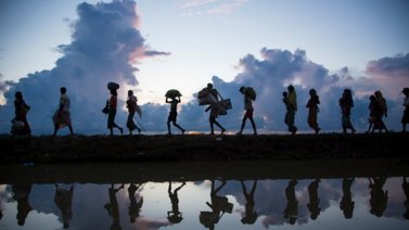 Caravana migrante fija su ruta hacia la frontera norte de México