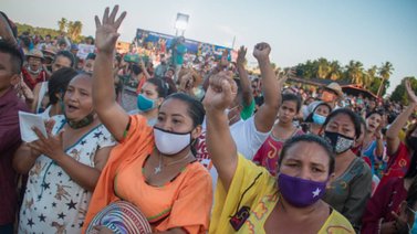 Las comunidades indígenas expresan su respaldo al candidato Willy Casanova