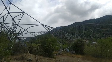 Denuncian actos vandálicos ante colapso de una torre de la línea 115kv en Nueva Esparta