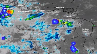 Inameh pronostica nubosidad y descargas eléctricas este lunes