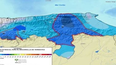 Inameh pronostica descargas eléctricas este jueves