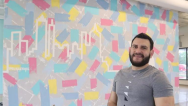 Ruggery Sánchez llena de arte las instalaciones de Lyft