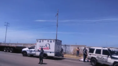 Un hombre muere al ser arrollado por un camión en Punto Fijo