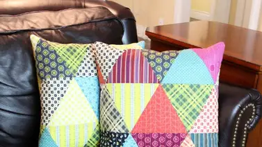 Cojines para la casa con la técnica de patchwork Cojines para la casa con la técnica de patchwork