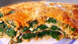 Lasaña de verduras apta para diabéticos