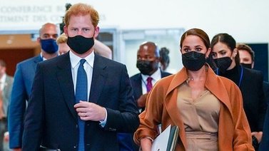 Príncipe Enrique y Meghan Markle se reúnen con la vicesecretaria de la ONU