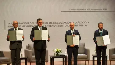 Plataforma Unitaria reitera compromiso de avanzar en el proceso de negociación Plataforma Unitaria reitera compromiso de avanzar en el proceso de negociación