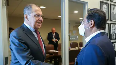Serguéi Lavrov y presidente de Bolivia planifican aspectos en cooperación contra el COVID-19 Serguéi Lavrov y presidente de Bolivia planifican aspectos en cooperación contra el COVID-19