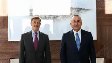 Félix Plasencia aborda con canciller de Turquía sanciones internacionales Félix Plasencia aborda con canciller de Turquía sanciones internacionales