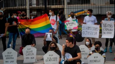Comunidad LGBTI venezolana protesta para exigir respeto a sus derechos