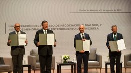 Delegaciones de Gobierno y oposición se volverán a reunir para diálogo en septiembre