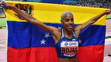 La reina del triple salto Yulimar Rojas llega a Venezuela (+VIDEO) La reina del triple salto Yulimar Rojas llega a Venezuela (+VIDEO)