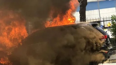Reportan incendio de una camioneta en Naguanagua