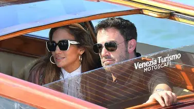 Ben Affleck y Jennifer López llegan juntos al Lido de Venecia Ben Affleck y Jennifer López llegan juntos al Lido de Venecia