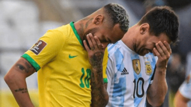 Juego entre Brasil y Argentina se suspende por infracción al protocolo sanitario