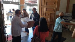 Afectados por las lluvias en Mérida reciben donativos de la comunidad judía