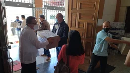Afectados por las lluvias en Mérida reciben donativos de la comunidad judía