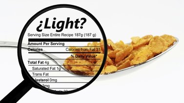 ¿Existen los alimentos light?