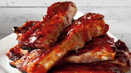 Costillas de cerdo en salsa barbecue