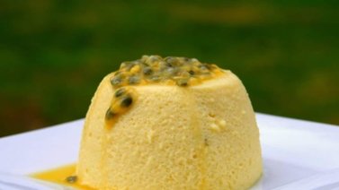 Mousse de parchita con pocos ingredientes