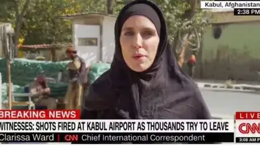 Periodistas cambian su vestimenta tras la llegada de los talibanes (+Fotos) Periodistas cambian su vestimenta tras la llegada de los talibanes (+Fotos)