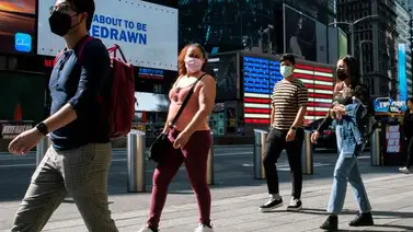 EEUU promedia 100.000 contagios nuevos de COVID-19 por día EEUU promedia 100.000 contagios nuevos de COVID-19 por día