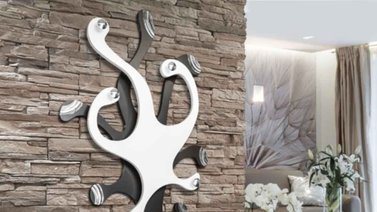 Percheros de pared modernos y prácticos