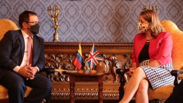 Venezuela reitera a Reino Unido su voluntad de mantener canales diplomáticos