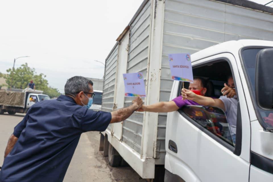 Alcaldía de Maracaibo inicia la entrega de 35 mil bolsas de alimentos en Cristo de Aranza