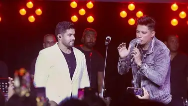 Juan Miguel celebra junto a Jerry Rivera y Eddy Herrera Juan Miguel celebra junto a Jerry Rivera y Eddy Herrera