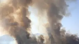 Evacúan tres suburbios de Atenas por un fuerte incendio