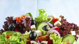 Entrada ligera: ensalada griega