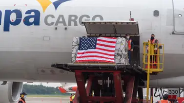 Llegan a Colombia 3,5 millones de vacunas de Moderna donadas por EEUU Llegan a Colombia 3,5 millones de vacunas de Moderna donadas por EEUU